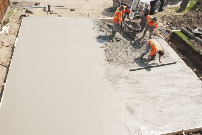 Cement Slab Pouring