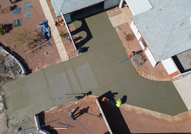 Driveway Concrete Laying