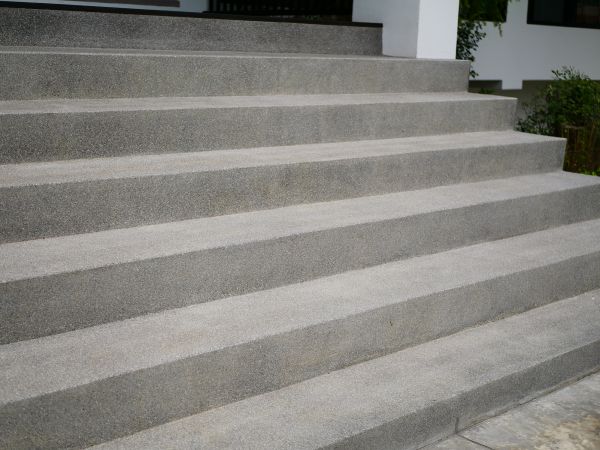 Concrete Stairs Construction in Brick
