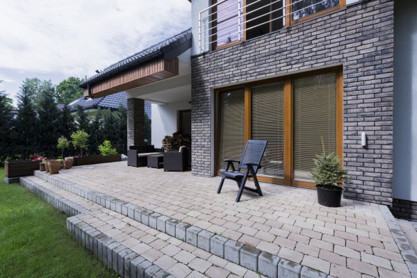 Patio Installation in Brick