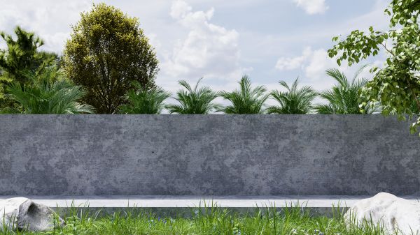 Poured Wall Installation in Brick