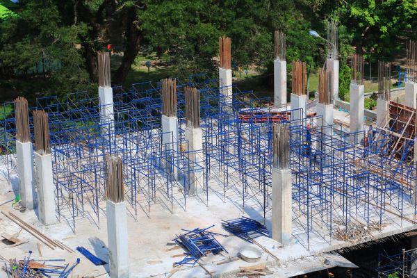 Foundation Pier Installation in Brick