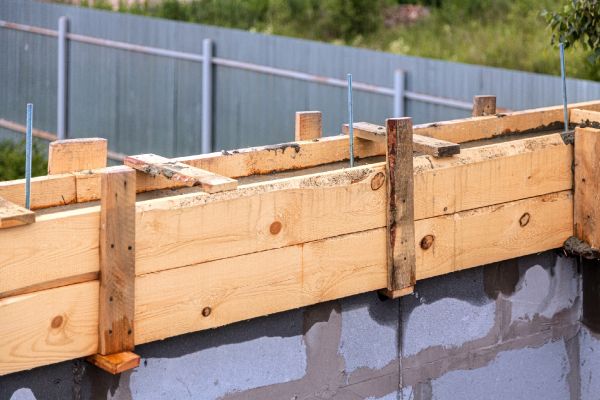Poured Wall Construction in Brick