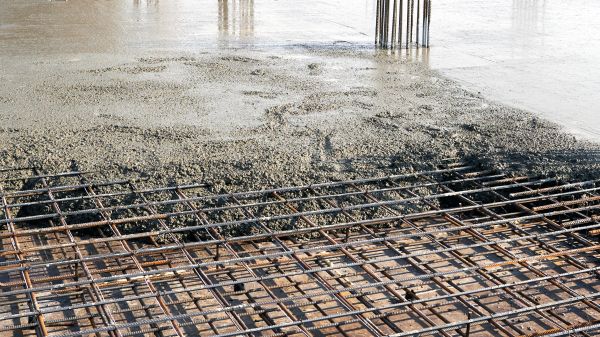 Commercial Concrete Pouring in Brick