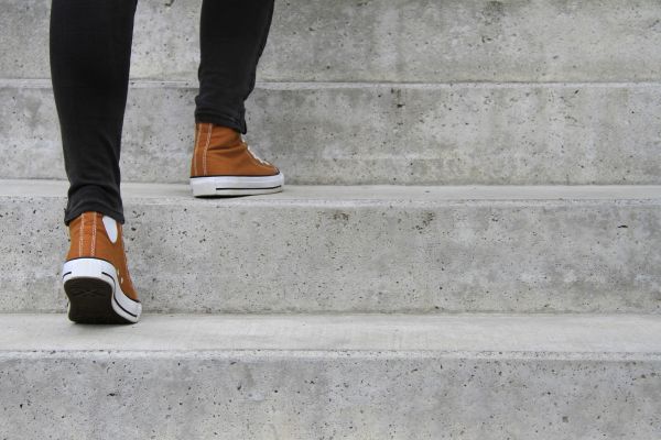 Concrete Stair Replacement in Brick