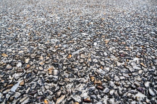 Exposed Aggregate Paving in Brick