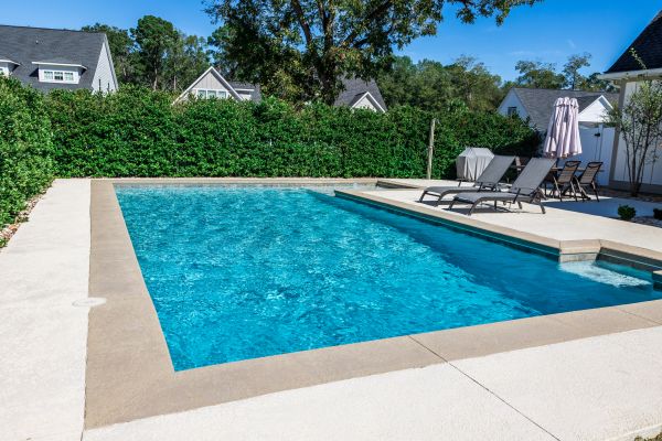 Concrete Pool Deck Replacement in Brick