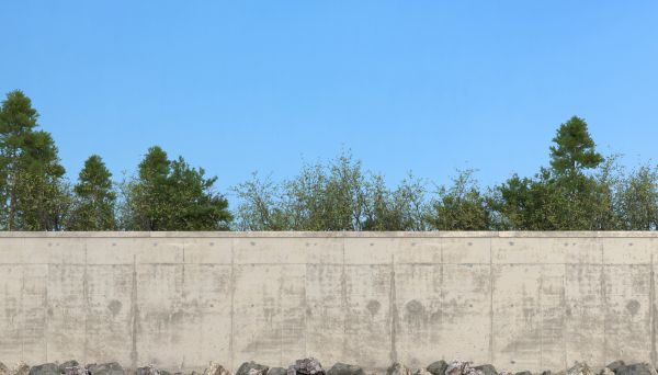 Privacy Wall Construction in Brick