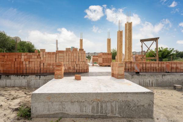 Foundation Slab Construction in Brick