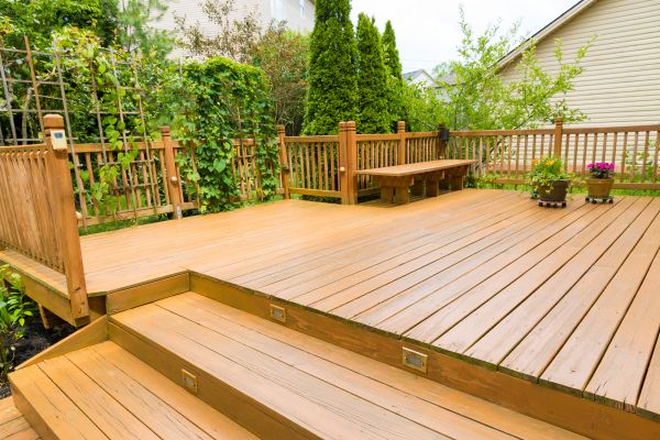 Patio Deck Construction in Brick