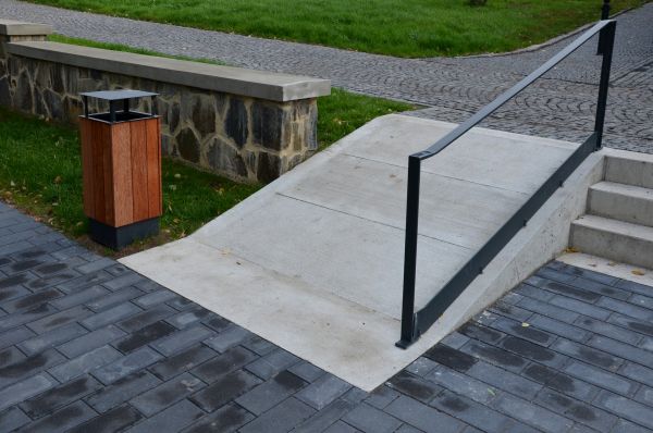 Concrete Ramp Construction in Brick