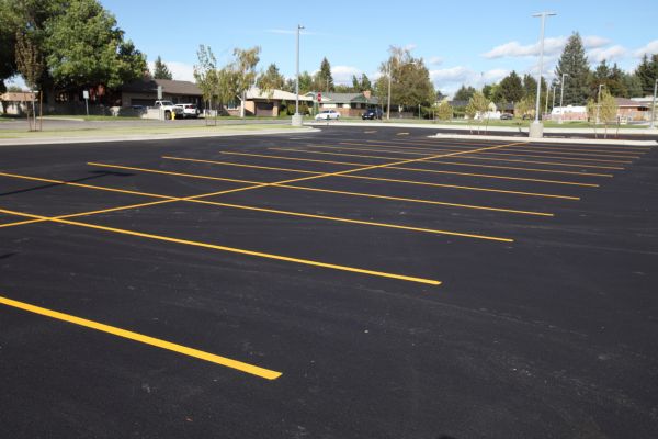 Parking Pad Installation in Brick