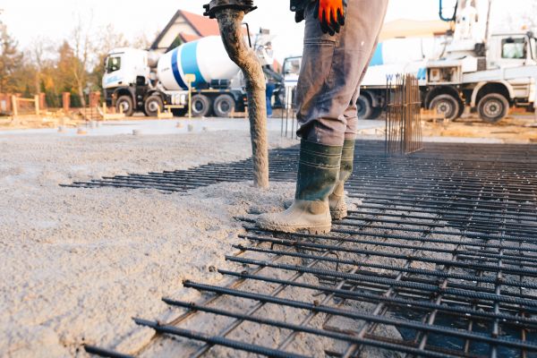 Poured Foundation Installation in Brick