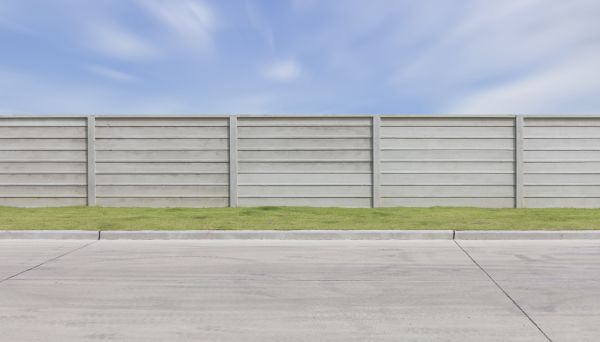 Concrete Fence Installation in Brick