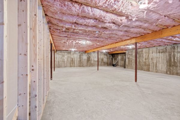 Concrete Basement Installation in Brick