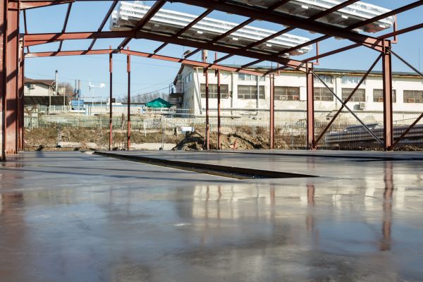 Building Slab Installation in Brick
