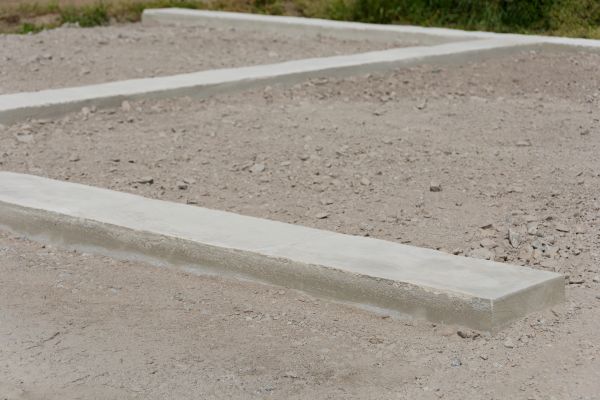 Garage Footing Installation in Brick