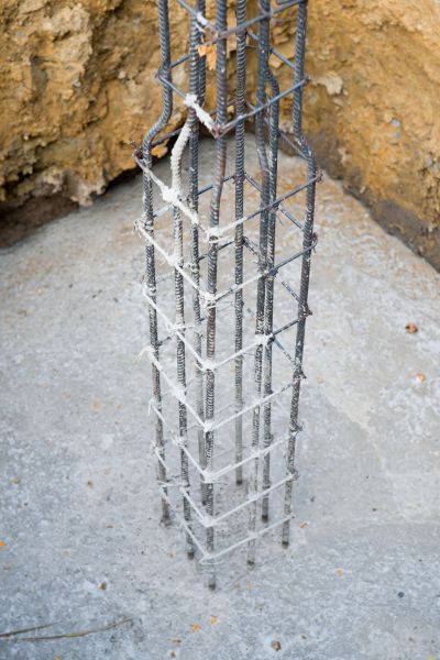Garage Footing Pouring in Brick