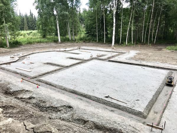 Foundation Footer Installation in Brick