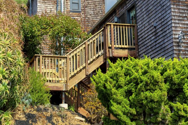 Patio Stair Installation in Brick
