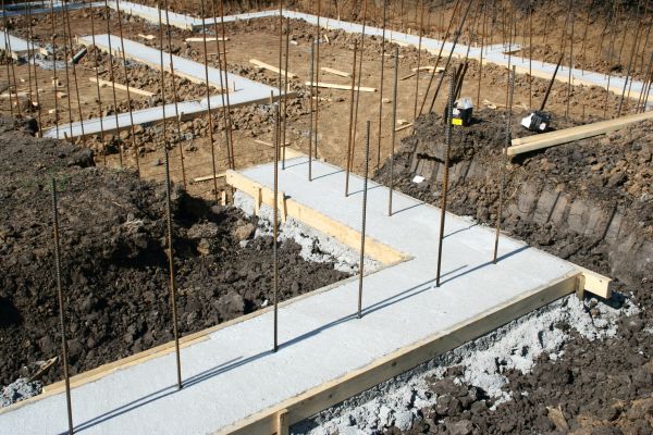 Footing Construction in Brick