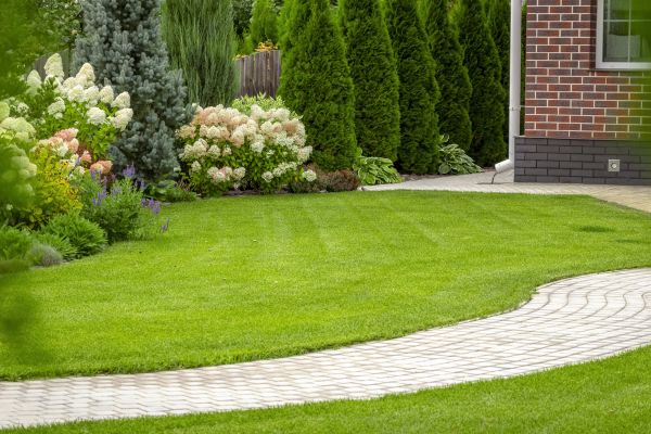 Landscape Walkway Installation in Brick