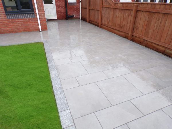 Patio Walkway Installation in Brick
